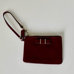 Coach Wristlet—Maroon